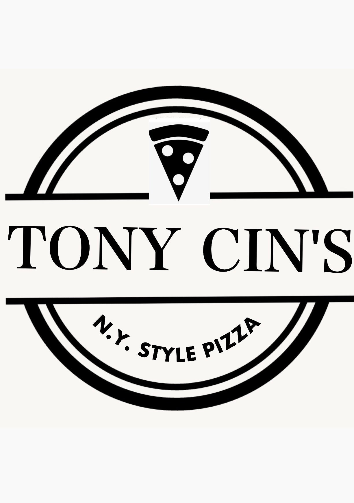 Tony cin's n.y style pizza